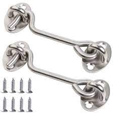 Crochet de porte inox 102mm