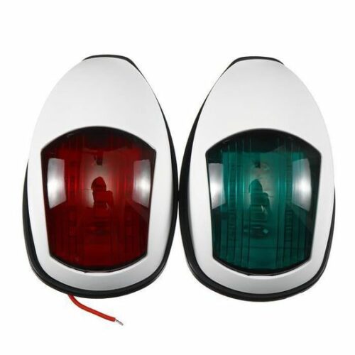 Feux de Navigation Feu Rouge et Feu Vert Pour Bateau de Plaisance Plastique ABS