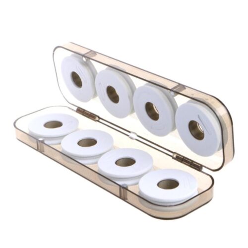 Boîte avec 8 plioirs ronds mousse (21 x 11,5 x 3 cm)