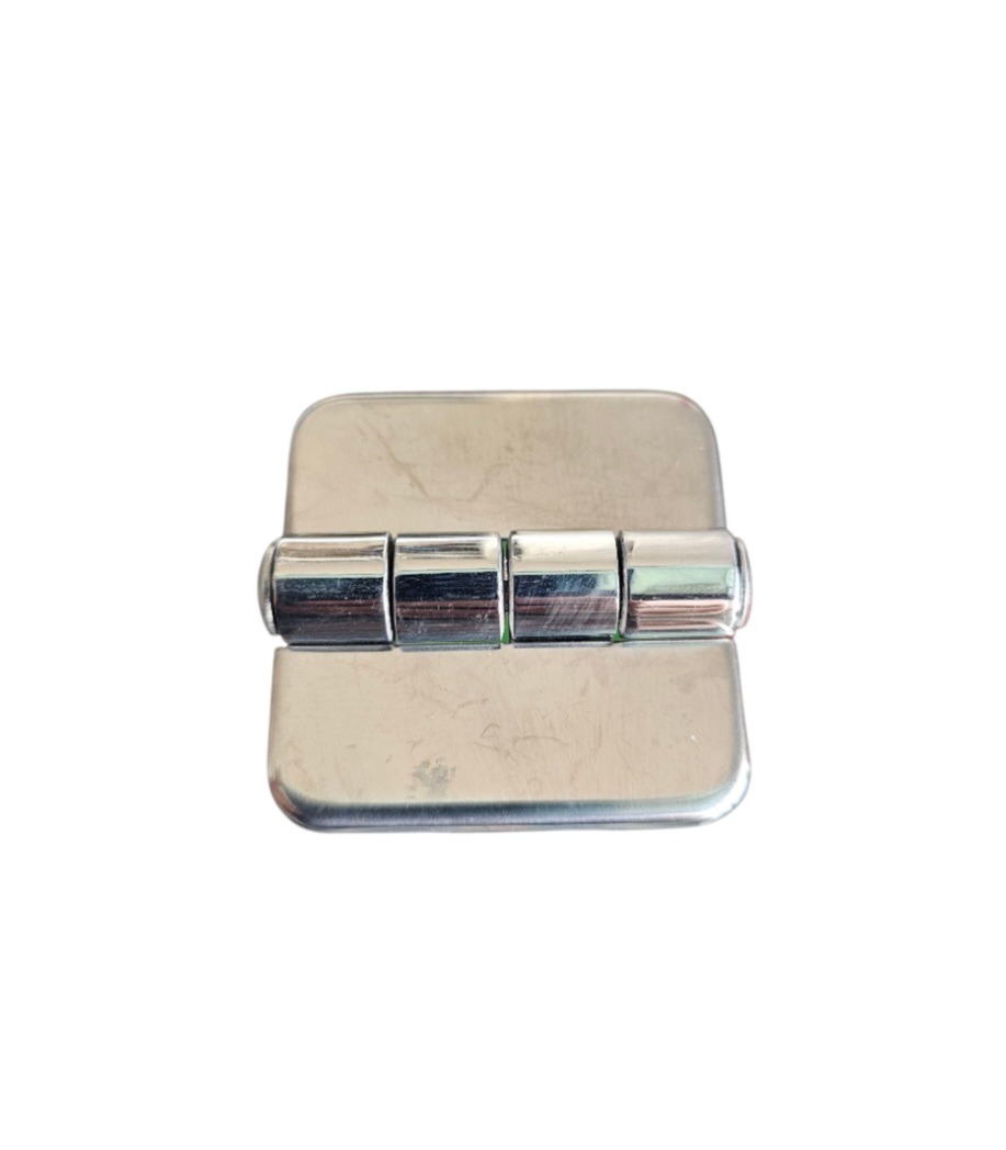 Charnière inox 4 troue avec couvercle 40*40mm