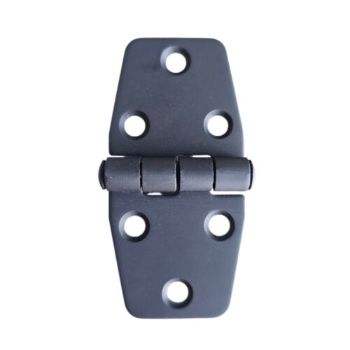 Charnière inox 6 troue 76*40mm pvd noir