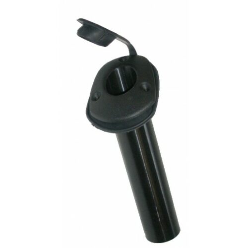 Porte canne plastique encastrable noir