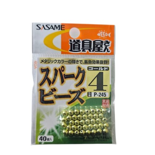 Spark beads gold sz4