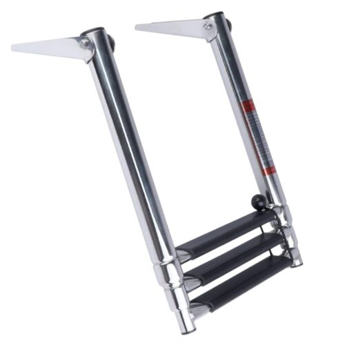 Echelle télescopique inox 3 marche