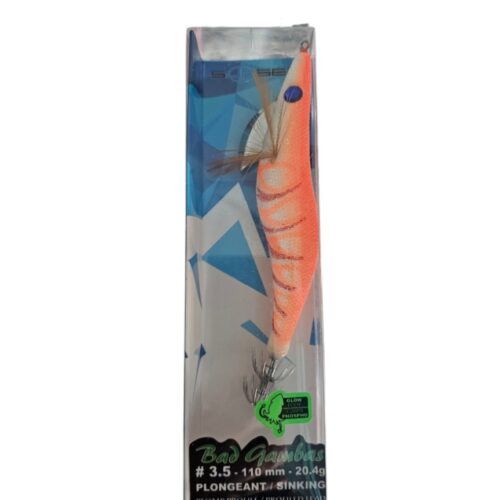 Turlutte sunset bad gambas sz3.5 110mm 20.4gr