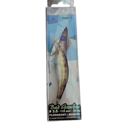 Turlutte sunset bad gambas sz3.5 110mm 20.4gr