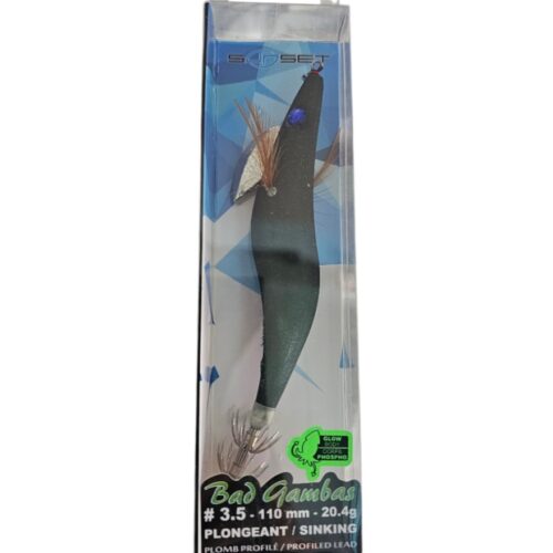 Turlutte sunset bad gambas sz3.5 110mm 20.4gr