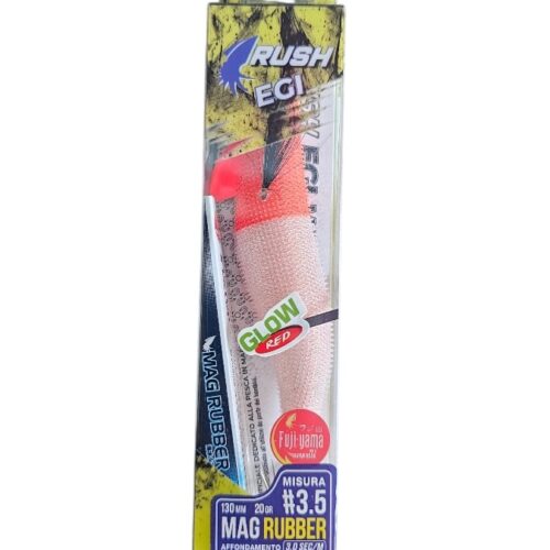 Turlutte jatsui rush egi glow red sz3.5 130mm 20gr