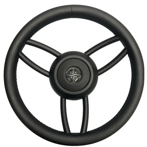 Volant noir 6 broche ghost 35cm T26GHOST/35