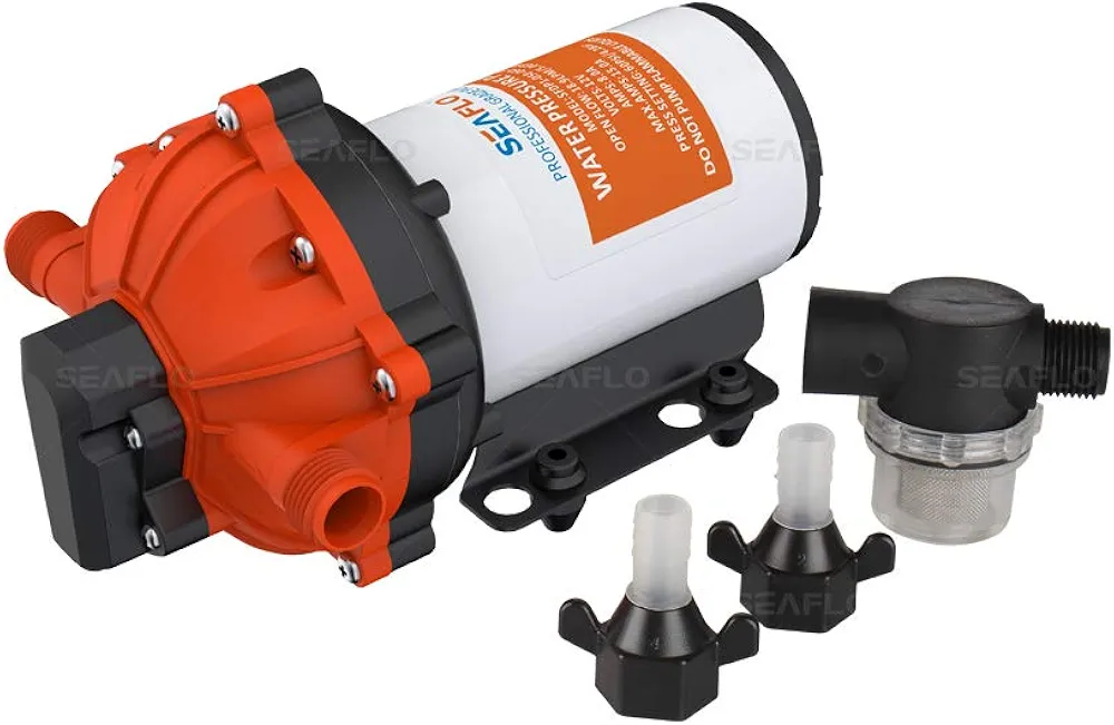 Pompe de douche 12v 18.9lpm 5.0gpm 4.1bar sfdp1-050-060-55