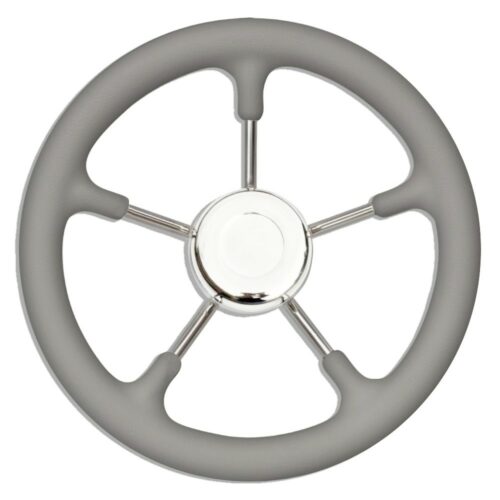 Volant 5 branches gris 32cm T9G32