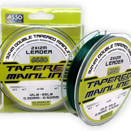 Fil asso tapered mainline 2x12m 0.33mm-0.50mm